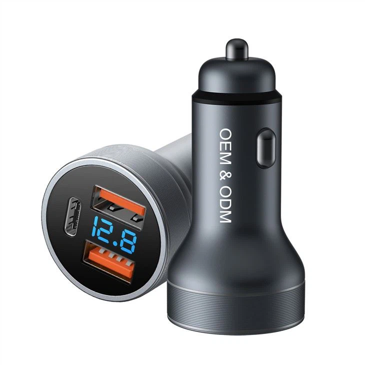 Qc3.0 USB-billader med LED