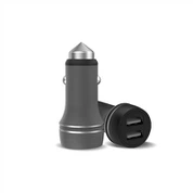 Metall dobbel usb billader