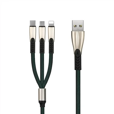 Multi Universal 3-i-1 USB-ladekabel