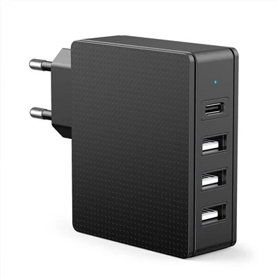 Multi usb vegglader